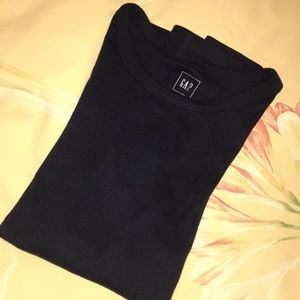 Navy Gap winter long sleeve cotton tshirt